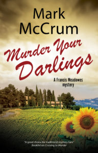 The cover of Murder Your Darlings by Mark McCrum.