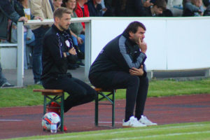 Fehlten zuletzt verletzt: Co-Spielertrainer Alexander Weiser (l.) und Spielertrainer Fabian Lamotte.